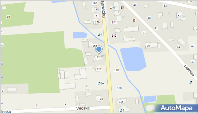 Kałęczyn, Radziejowicka, 153, mapa Kałęczyn