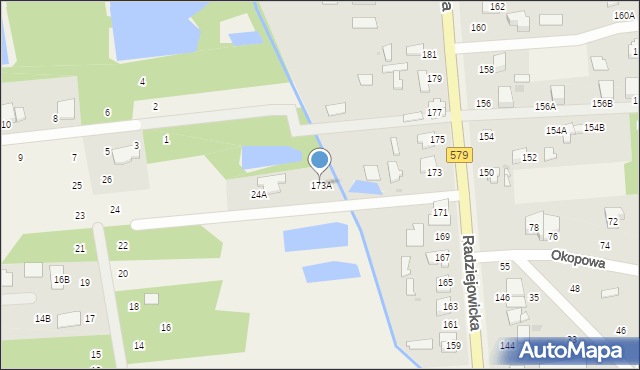 Kałęczyn, Radziejowicka, 173A, mapa Kałęczyn