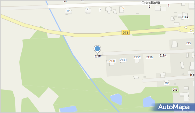 Kałęczyn, Radziejowicka, 213F, mapa Kałęczyn