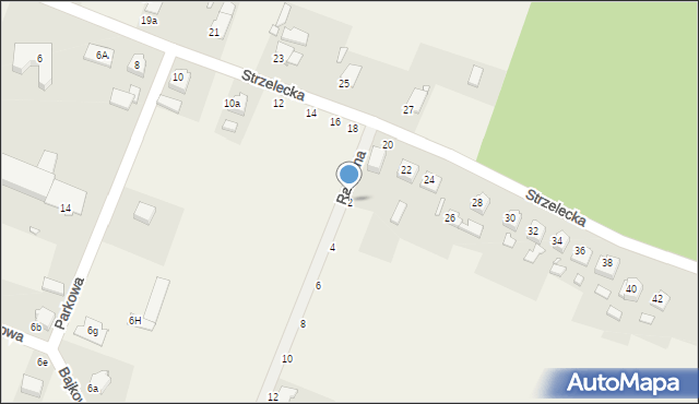 Kalinowice, Radosna, 2, mapa Kalinowice