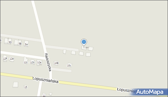 Kielce, Radoszycka, 10d, mapa Kielc