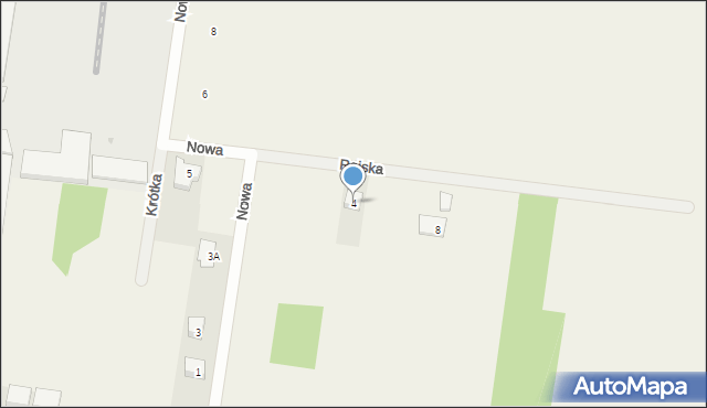 Kiełczówka, Rajska, 4, mapa Kiełczówka