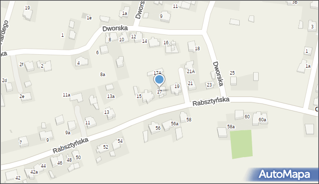 Klucze, Rabsztyńska, 17, mapa Klucze