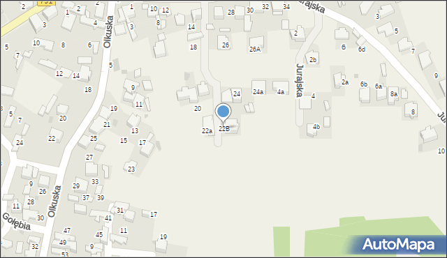 Klucze, Rabsztyńska, 22B, mapa Klucze