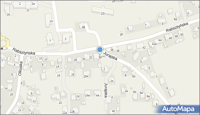 Klucze, Rabsztyńska, 34, mapa Klucze