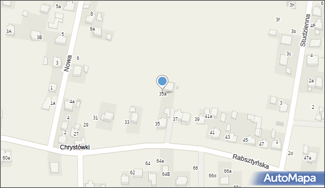 Klucze, Rabsztyńska, 35a, mapa Klucze