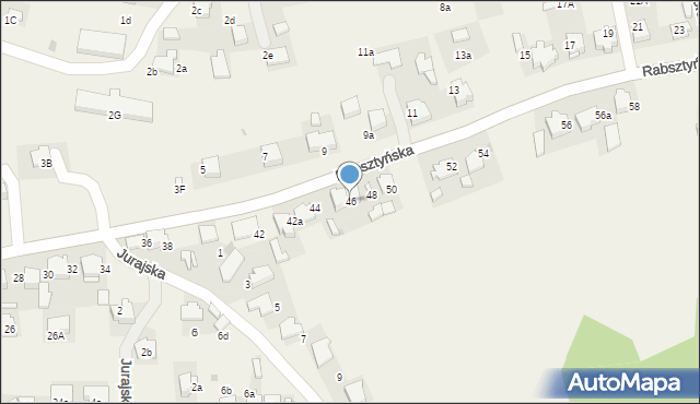 Klucze, Rabsztyńska, 46, mapa Klucze