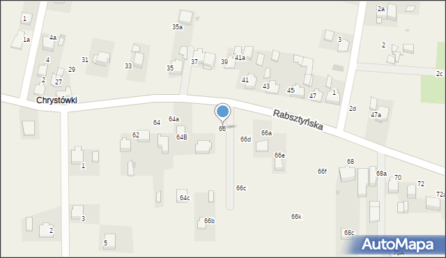 Klucze, Rabsztyńska, 66, mapa Klucze