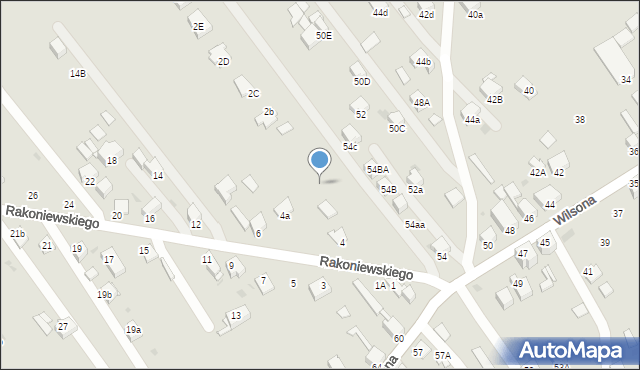 Knurów, Rakoniewskiego Walentego, 2a, mapa Knurów