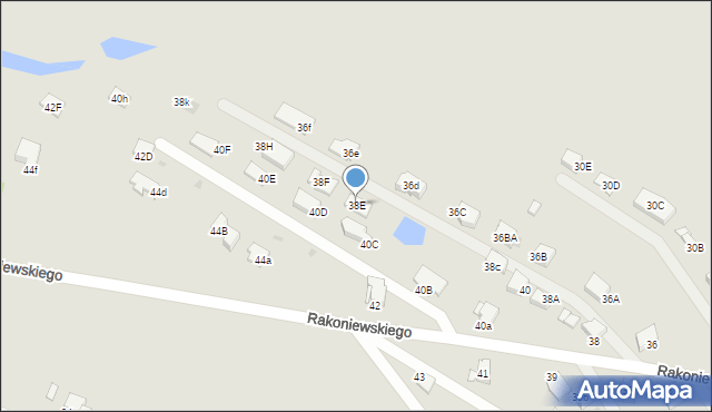 Knurów, Rakoniewskiego Walentego, 38E, mapa Knurów