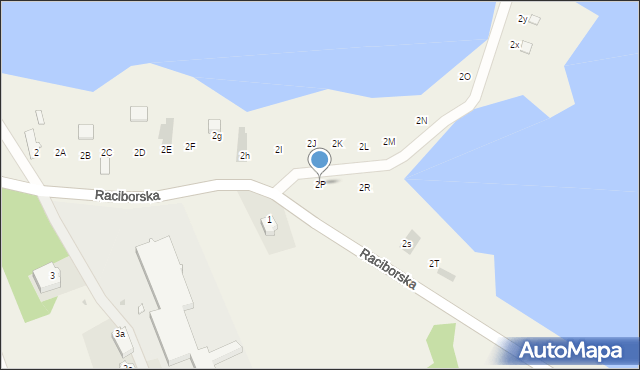 Kobylice, Raciborska, 2P, mapa Kobylice