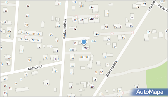 Kobyłka, Radzymińska, 10D, mapa Kobyłka