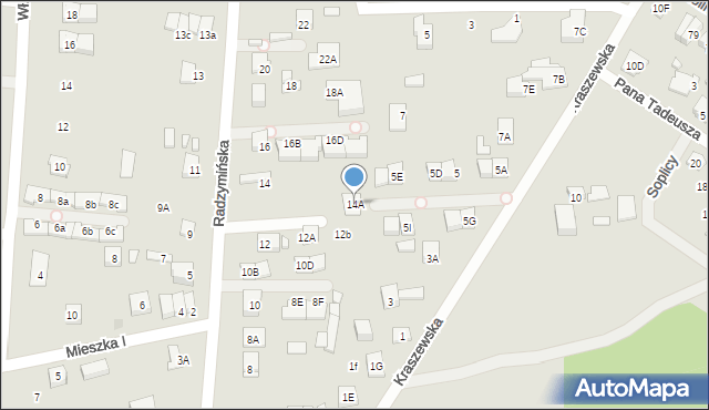 Kobyłka, Radzymińska, 14A, mapa Kobyłka