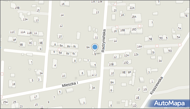 Kobyłka, Radzymińska, 9, mapa Kobyłka