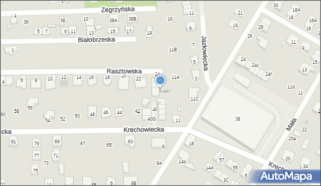 Kobyłka, Rasztowska, 26, mapa Kobyłka