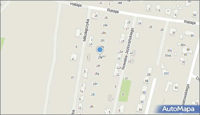 Kobyłka, Rataja Macieja, 18e, mapa Kobyłka