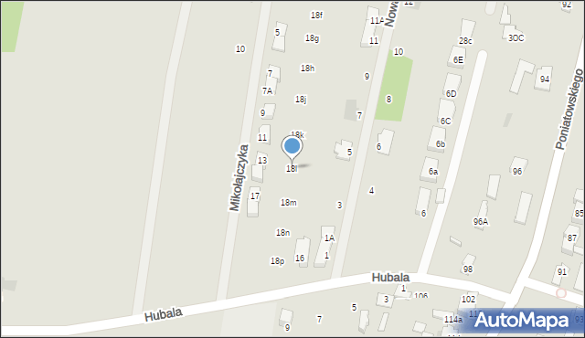 Kobyłka, Rataja Macieja, 18l, mapa Kobyłka