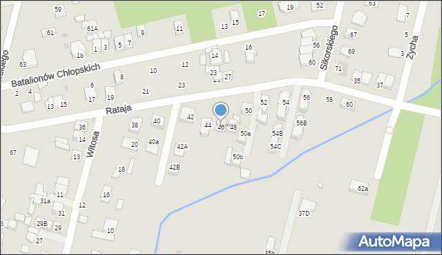 Kobyłka, Rataja Macieja, 46, mapa Kobyłka