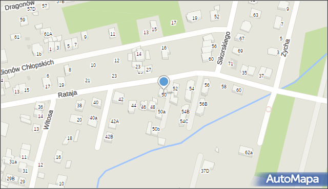 Kobyłka, Rataja Macieja, 50, mapa Kobyłka