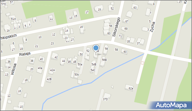 Kobyłka, Rataja Macieja, 54A, mapa Kobyłka