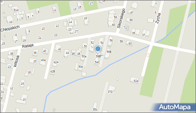 Kobyłka, Rataja Macieja, 54B, mapa Kobyłka