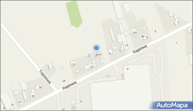 Konotopa, Rajdowa, 18, mapa Konotopa