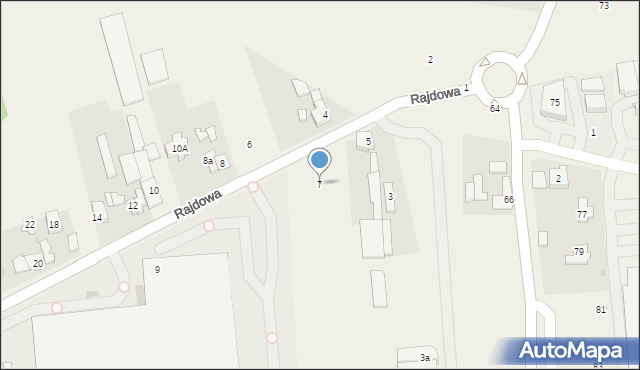 Konotopa, Rajdowa, 7, mapa Konotopa