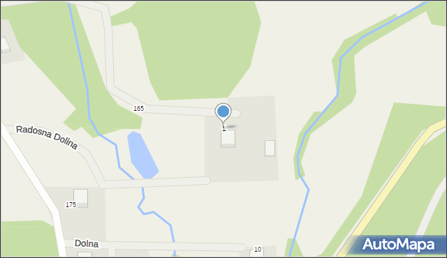 Kosowo, Radosna Dolina, 1, mapa Kosowo