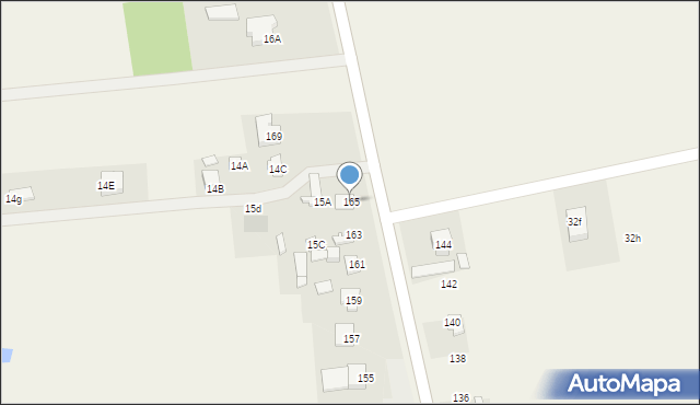 Kowala-Kolonia, Radomska, 165, mapa Kowala-Kolonia