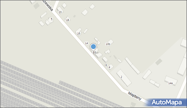 Kutno, Raszewska, 10A, mapa Kutno