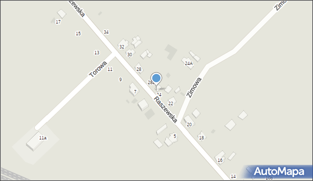 Kutno, Raszewska, 26, mapa Kutno