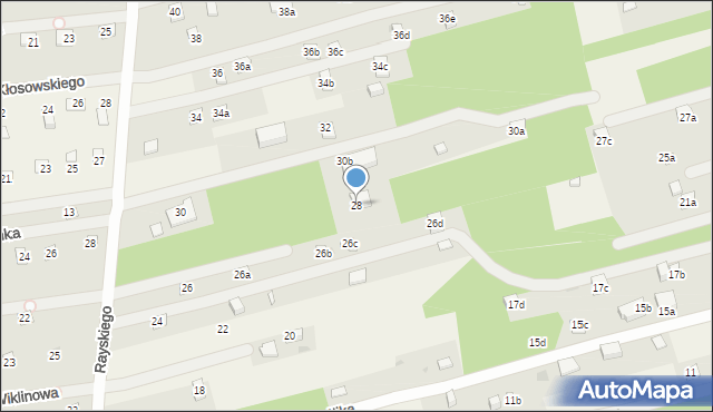 Łacha, Rayskiego Ludomiła, gen., 28, mapa Łacha