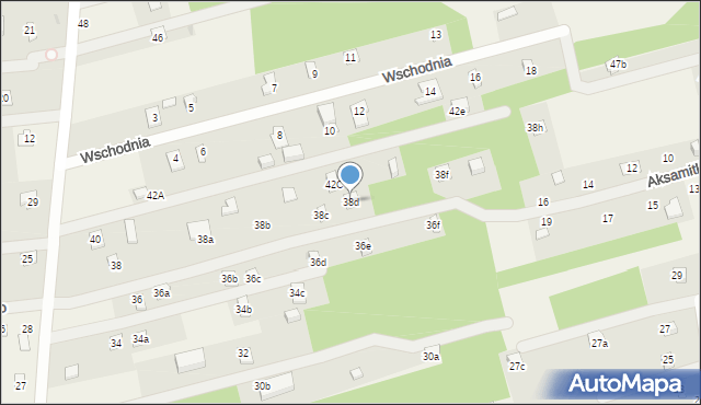 Łacha, Rayskiego Ludomiła, gen., 38d, mapa Łacha