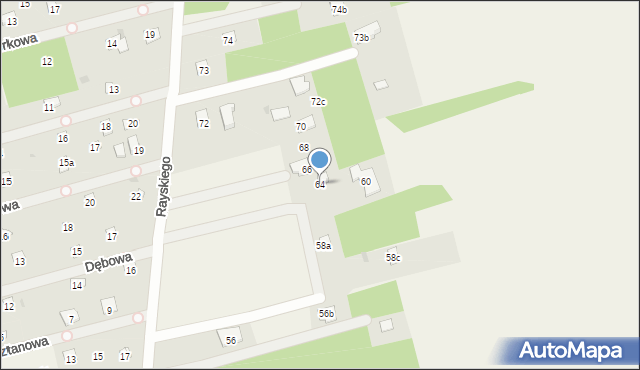 Łacha, Rayskiego Ludomiła, gen., 64, mapa Łacha