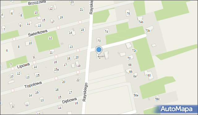 Łacha, Rayskiego Ludomiła, gen., 72, mapa Łacha