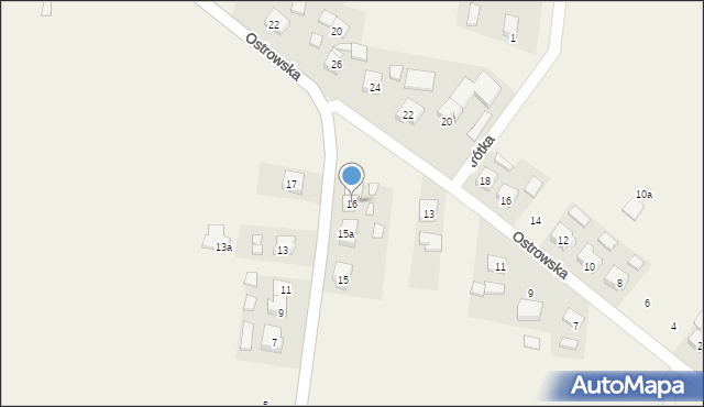 Łąkociny, Raszkowska, 16, mapa Łąkociny