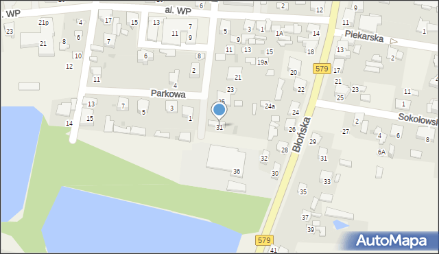 Leszno, Raczkowskiego Jana, ks., 31, mapa Leszno