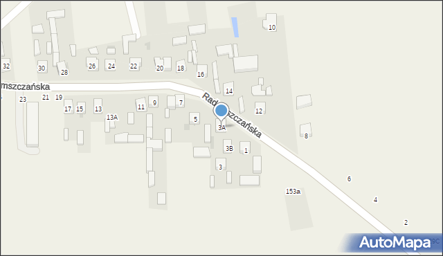 Lgota Wielka, Radomszczańska, 3A, mapa Lgota Wielka