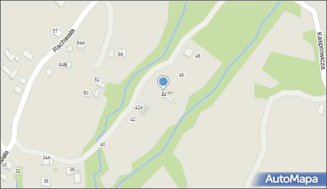 Limanowa, Rachwała Jana, ks., 44, mapa Limanowa