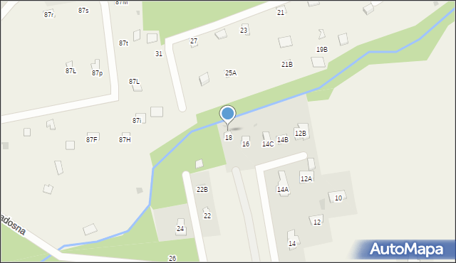 Lipowo, Radosna, 20, mapa Lipowo