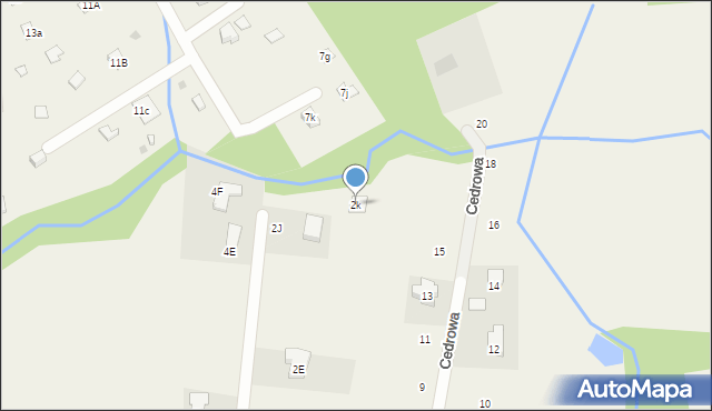 Lipowo, Radosna, 2k, mapa Lipowo