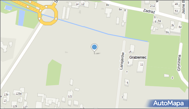 Łódź, Rąbieńska, 115bk, mapa Łodzi