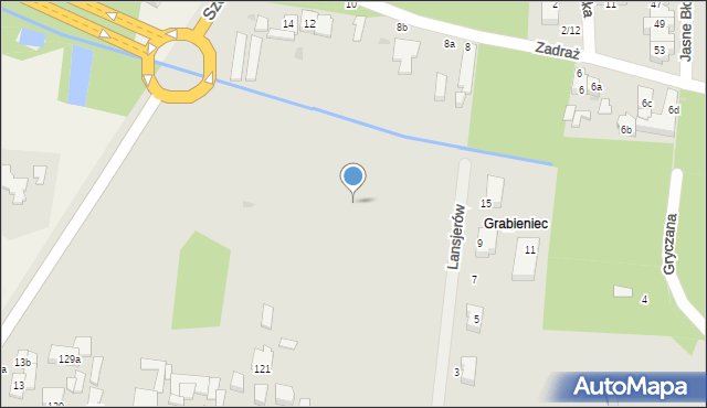 Łódź, Rąbieńska, 115bl, mapa Łodzi