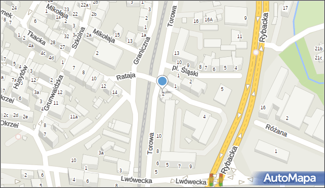 Lubań, Rataja Macieja, 2, mapa Lubań