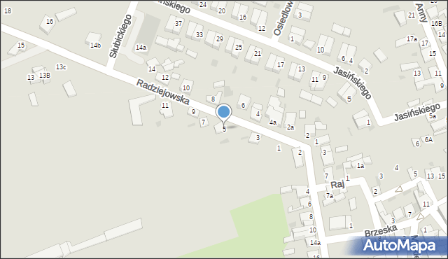 Lubraniec, Radziejowska, 5, mapa Lubraniec
