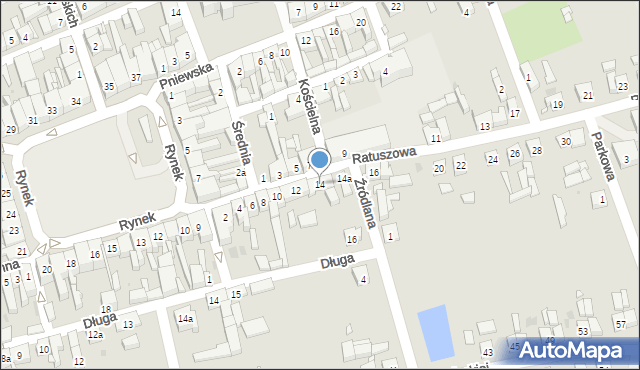 Lwówek, Ratuszowa, 14, mapa Lwówek
