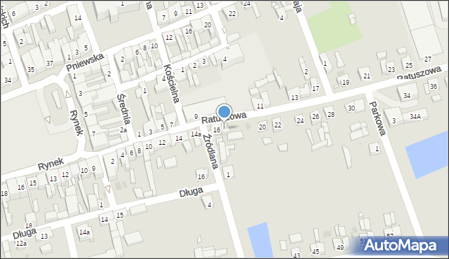 Lwówek, Ratuszowa, 18, mapa Lwówek