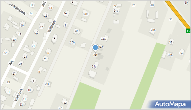 Makowiec, Radomska, 24f, mapa Makowiec