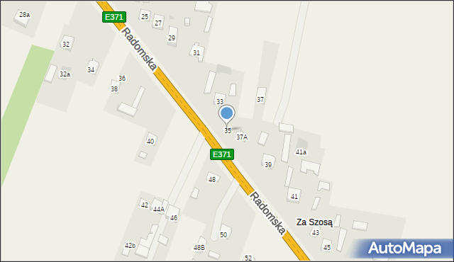 Makowiec, Radomska, 35, mapa Makowiec