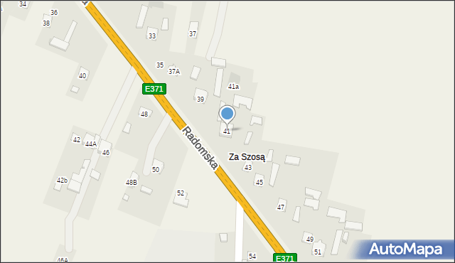 Makowiec, Radomska, 41, mapa Makowiec